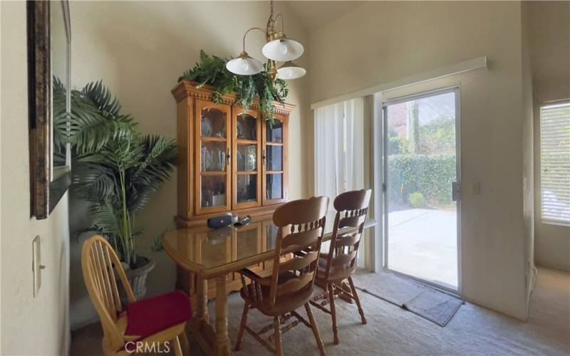 DINING AREA VIEW .