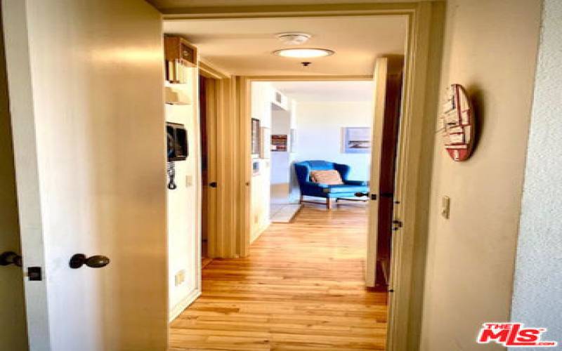 Interior Hallway to Master Bedroom