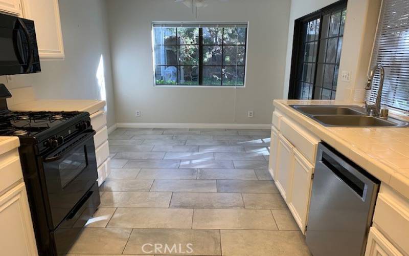 Kitchen with eating area