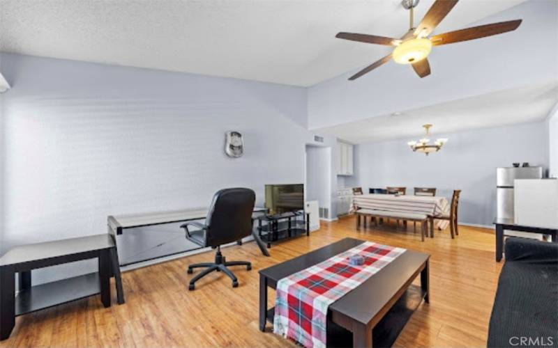 Living room and Dining area