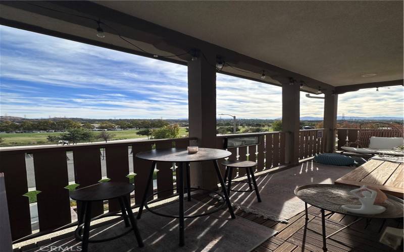 Balcony with view