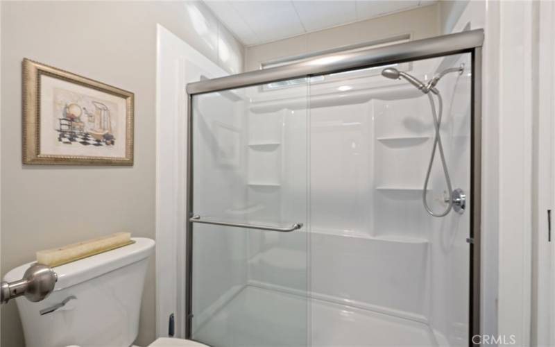 Brand new walk-in shower