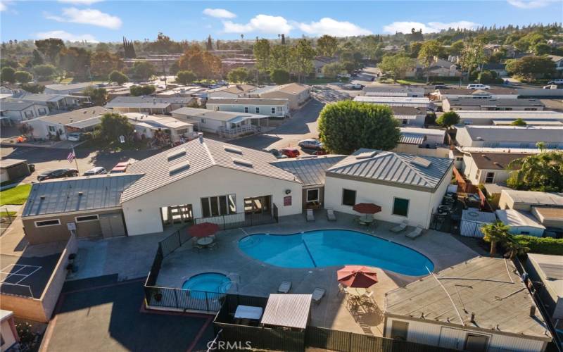 Community center and pool