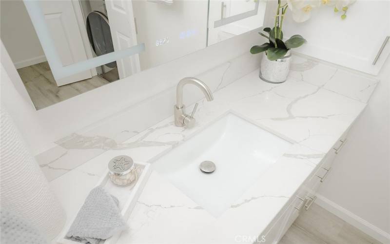 Square Sinks w/Tall Faucets