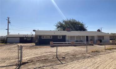 Large home with detached garage.