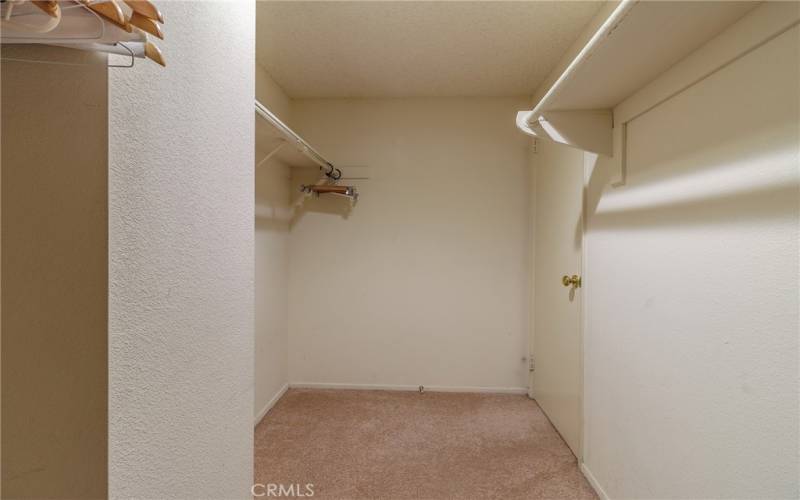 Primary bedroom closet.