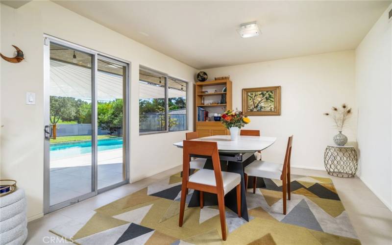 This is currently used as a dining room, but was originally a 3rd bedroom.