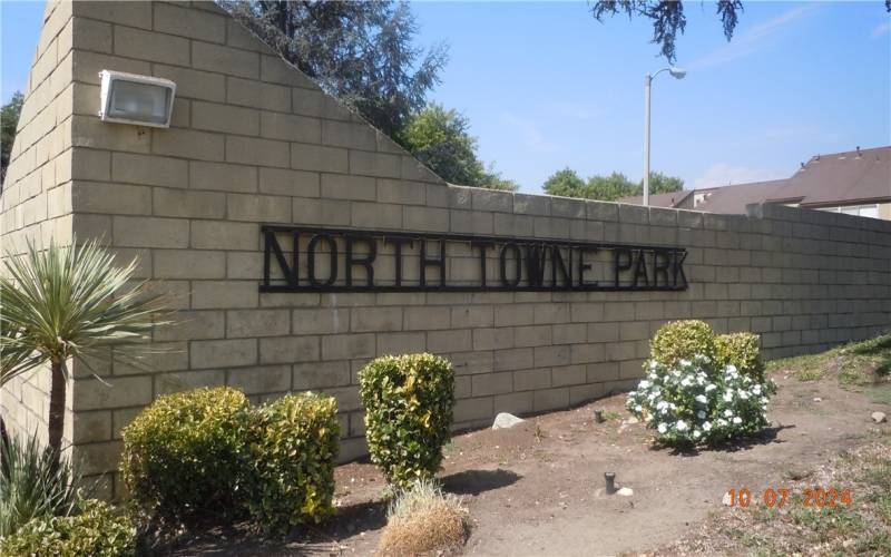 Entrance to North Towne Park