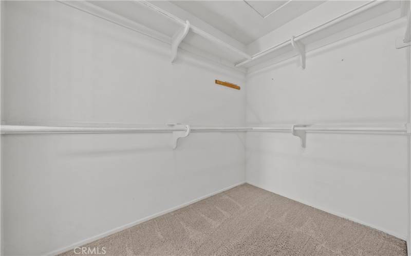 primary walk in closet