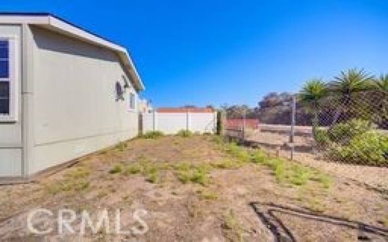 Backyard to plant your own garden or design a private seating area