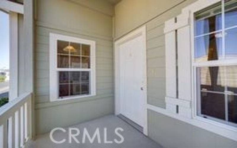 Large covered front porch