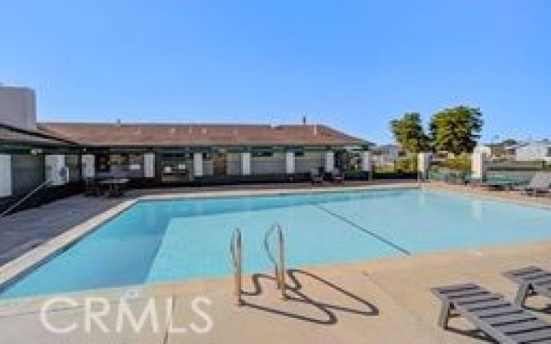 Heated clubhouse pool