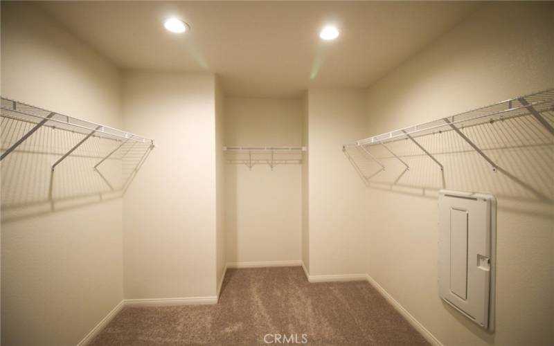 Master walk-in closet