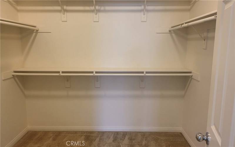 MASTER BEDROOM WALK IN CLOSET