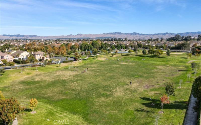 Ariel Images Of Park adjacent to property.