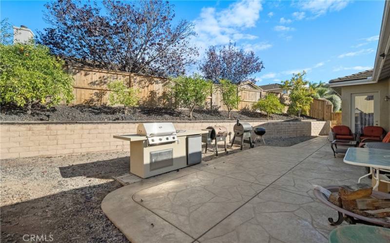 Back Yard & Patio