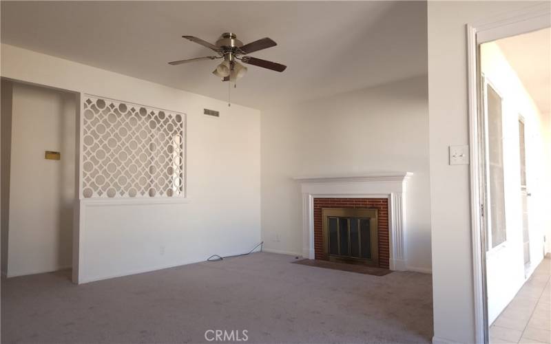 Fireplace in Living Room