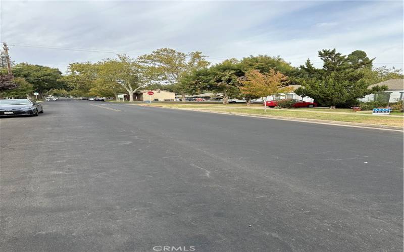 Looking West towards M. Street and Applegate Park.