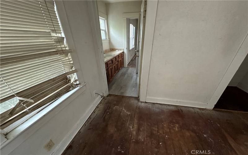 Jack and Jill bathroom from front bedroom.