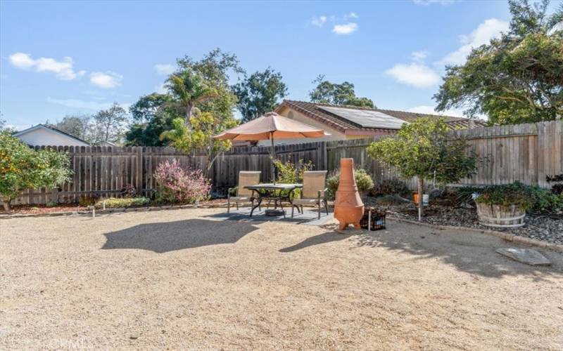 More fruit trees! And lots of flat, usable yard!