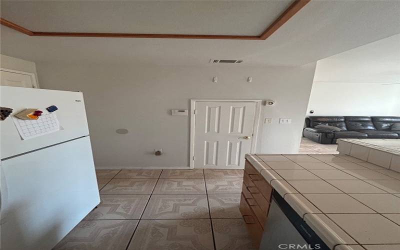 Kitchen View with Pantry