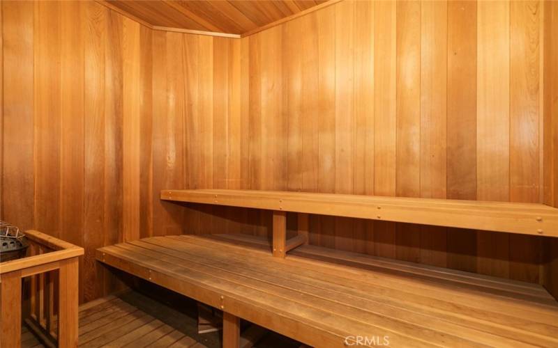 his and hers Sauna in Club House