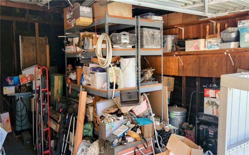 Garage - being cleaned out