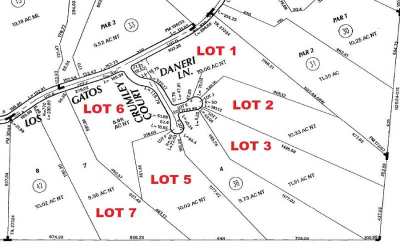 APN Map with lot numbers