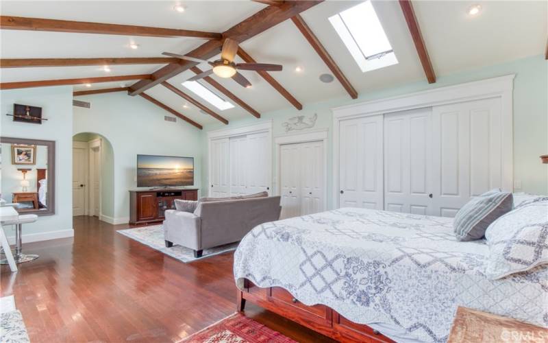 WOW...just WOW!!! Huge closets under the skylights in the massive retreat