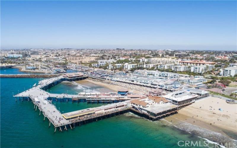 Ariel view of Redondo Pier and Village Complex