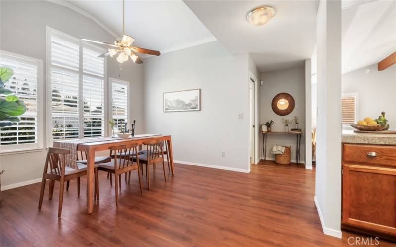 Dining area