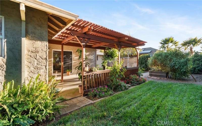 Beautiful back patio