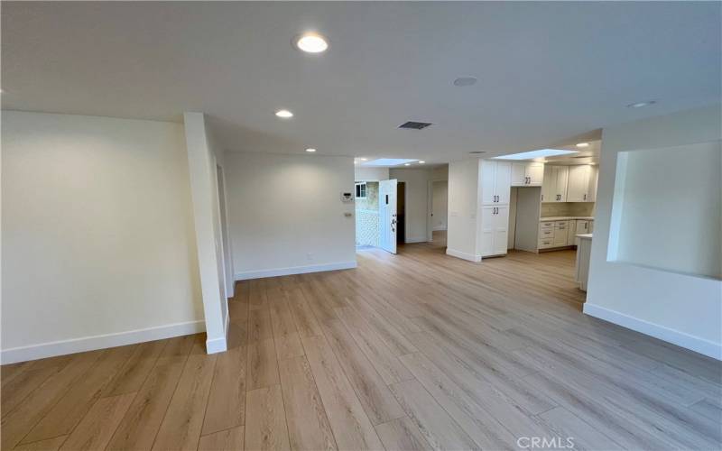 View to Entry & Kitchen from Dining Room