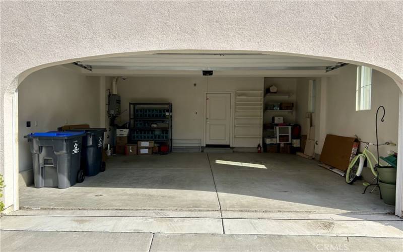 2 car attached garage with direct access