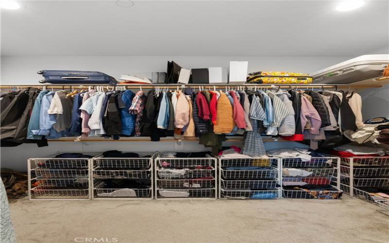 Huge walk-in closet