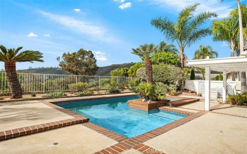 Spacious patio for entertaining.