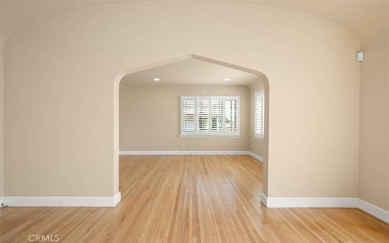 Living Room Leads to Dining Room