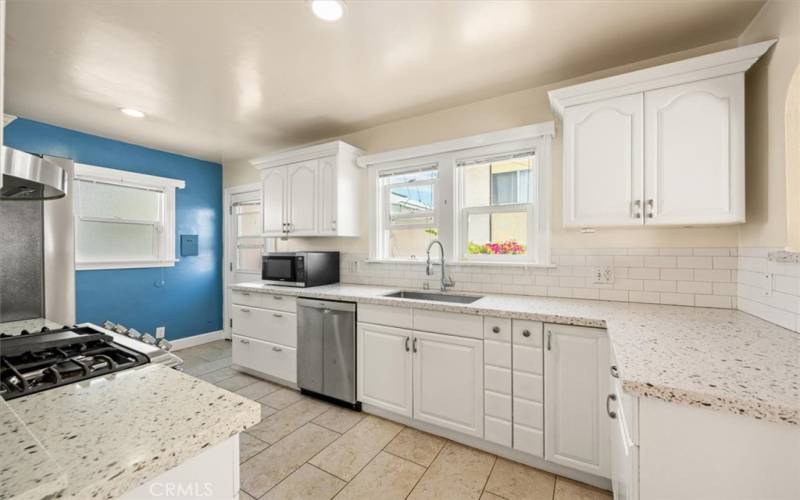 Lots of Storage and Counter Space in this Well-Designed Kitchen