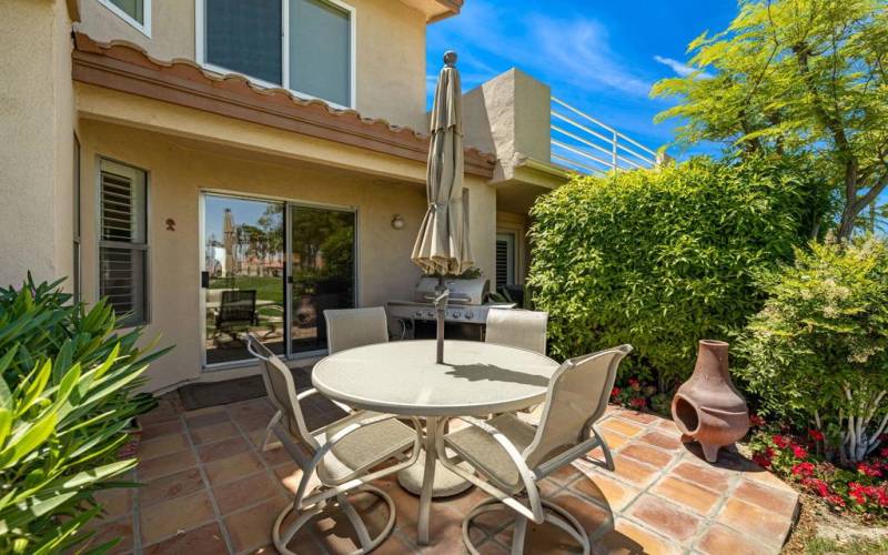 Private Patio with Views