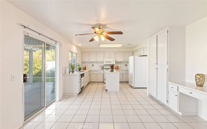 Large kitchen with island