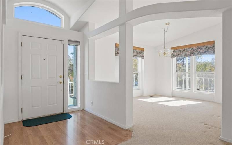 Dining room across from Bonus room/den and open for easy access kitchen