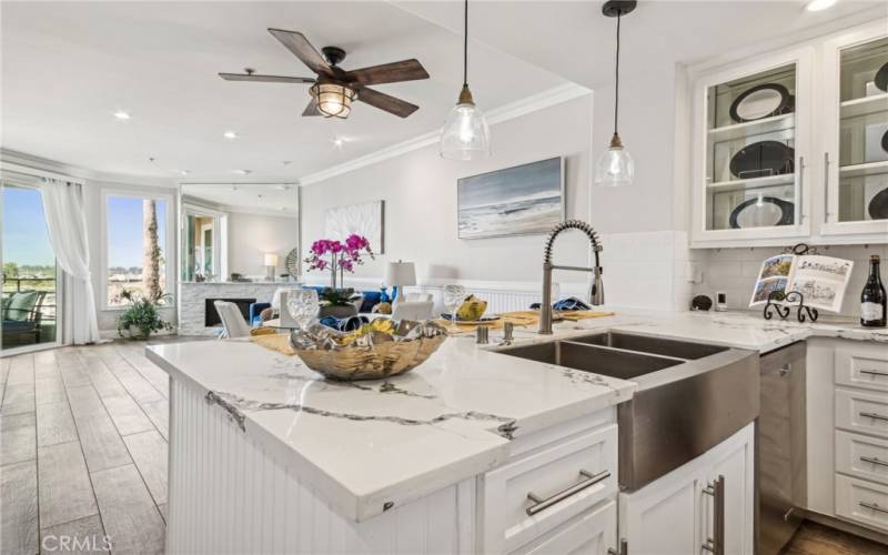 Kitchen designed for entertaining