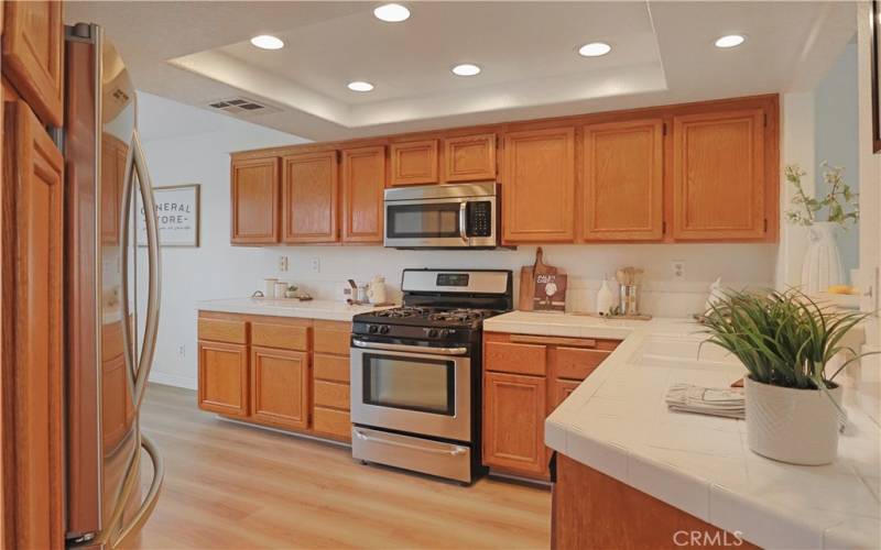 Kitchen with plenty of cabinets and storage