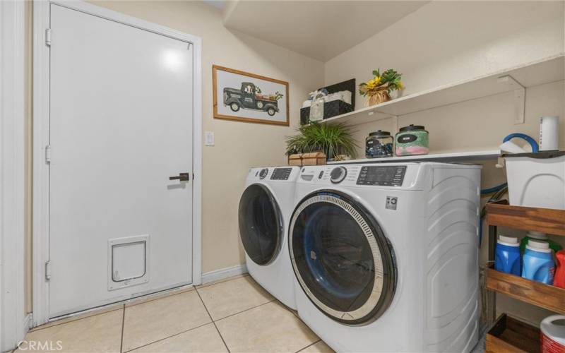 Indoor laundry room