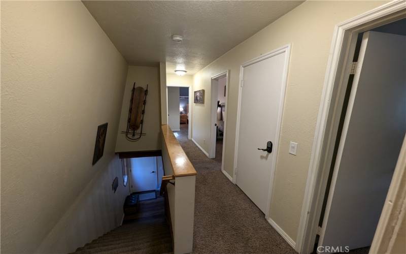 Hallway to all 3 Bedrooms