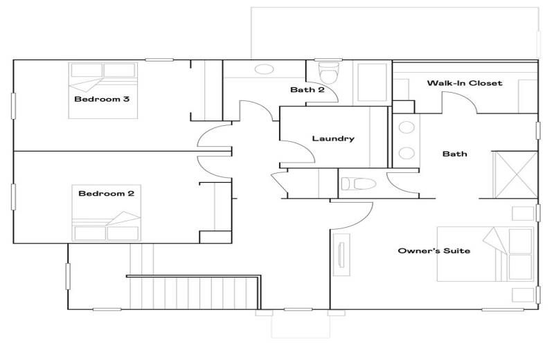 Residence 3 - Level 2 Floorplan