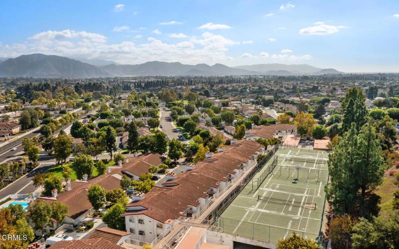 Aerial View of Community