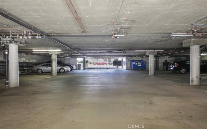 Gated Subterranean Garage