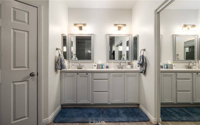 Primary Bathroom with dual sinks