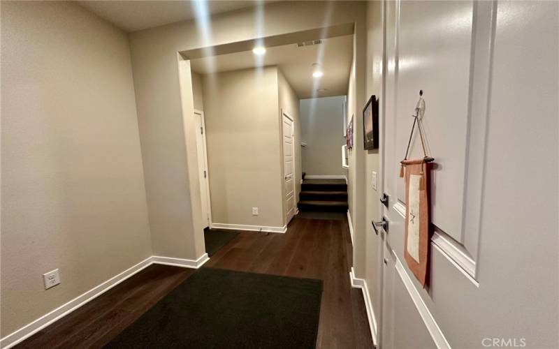 Spacious entryway.